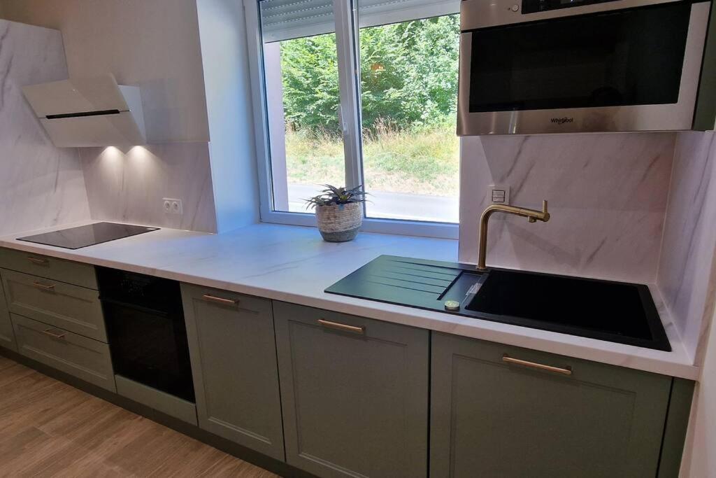 La Dame - Parking Prive - Proche Ge Alstom Apartment Cravanche Luaran gambar